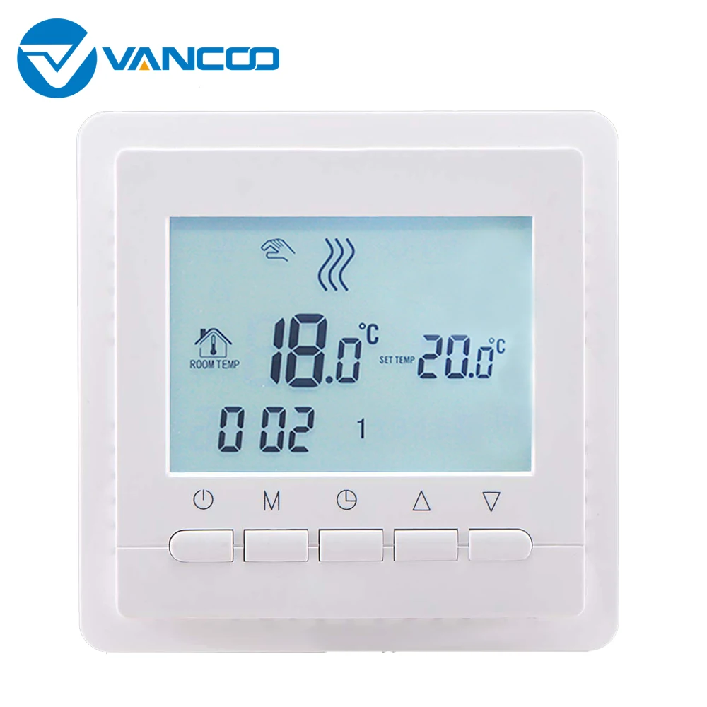 Vancoo ЖК экран программируемый комнатный термостат для теплого пола
