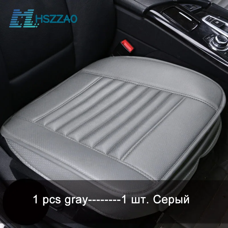 1pcs Gray Ультра-Роскошный чехол для автомобильного сиденья из искусственной кожи для Volkswagen CC Eos Golf Jetta Passat Tiguan Touareg Sharan Sagitar - Название цвета: 1pcs Gray