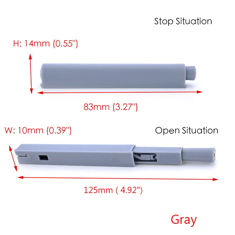 

Амортизатор системы KAK, 4 шт./лот, амортизатор для двери шкафа, шкафа, магнитный фиксатор для домашней кухонной мебели