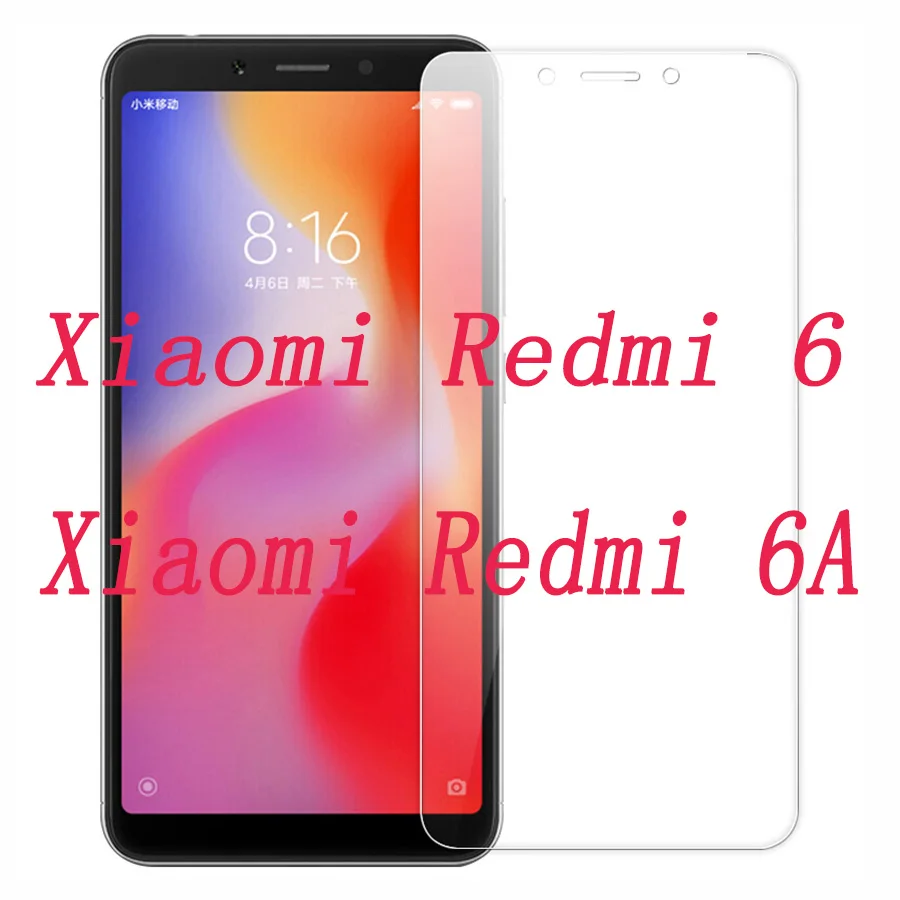 

Mobile Phone 9H 2.5D Tempered Glass for Xiaomi Redmi 6 / 6A Redmi6 redmi6A 5.45" GLASS Protective Film Screen Protector cover