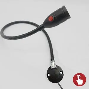 12 V/24 V/110 V/220 V с вилкой 5W светодиодный светильник для чтения с гибкой трубкой