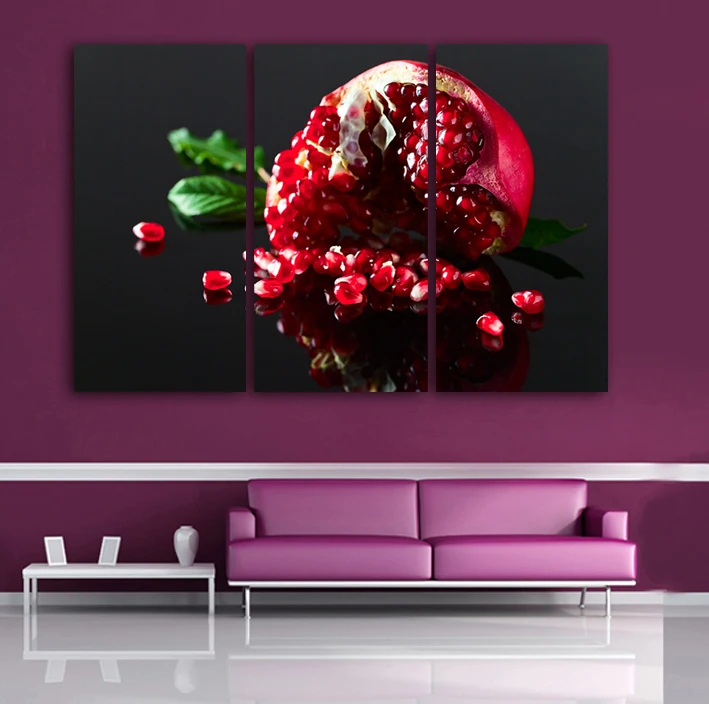 Разбитые гранат без рамки 3 шт./компл. плакаты настенные художественные печатные