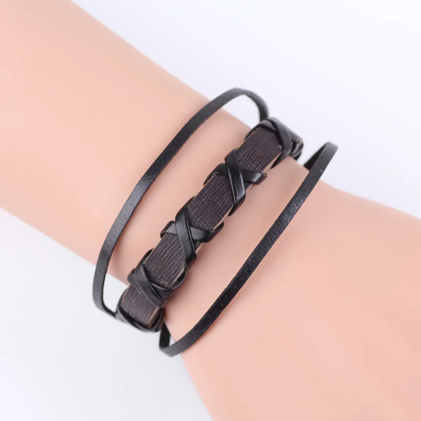 2016 New Popular Imitation Leather Weaving Bracelets&ampWomen's Jewelry | Украшения и аксессуары