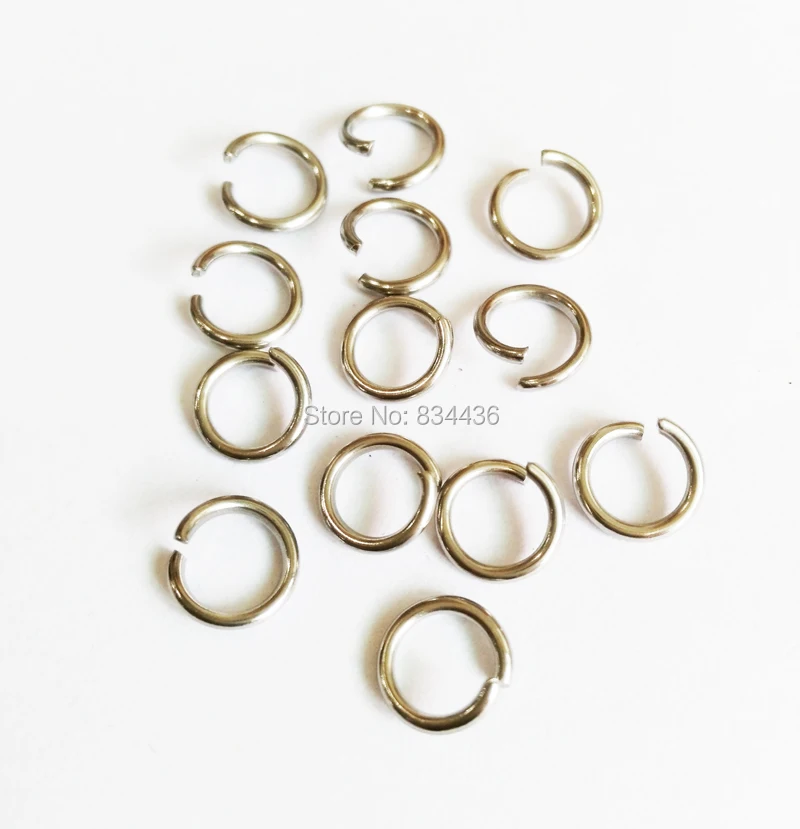 

500 шт., соединительные кольца из нержавеющей стали, 1 х7 мм