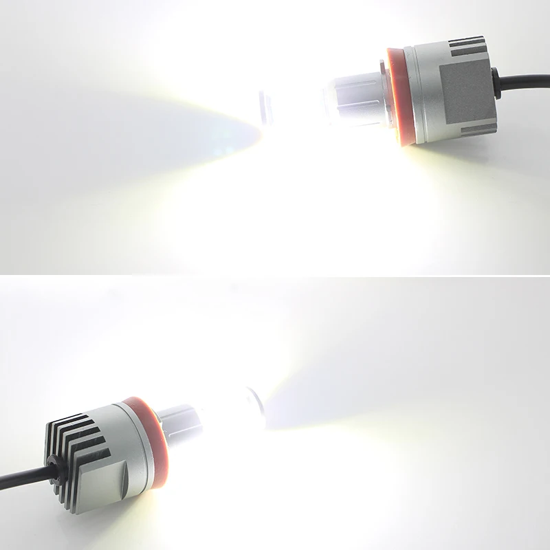 2 шт. автомобиль 2x120 Вт 240 H8 6000 К Led Ангел глаз лампа головного света Лампа для Bmw X5 E70