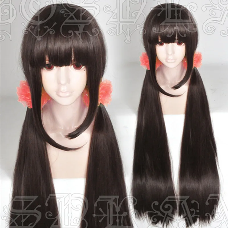 Wig Аниме Danganronpa V3 харукава Маки костюм косплей Хэллоуин вечерние униформа - Цвет: Wig