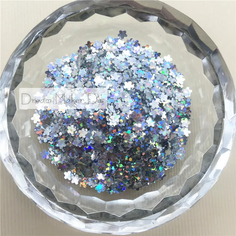 25 г (2500 шт) 3 мм в форме Прекрасного Цветка ПВХ рассыпчатые пайетки для
