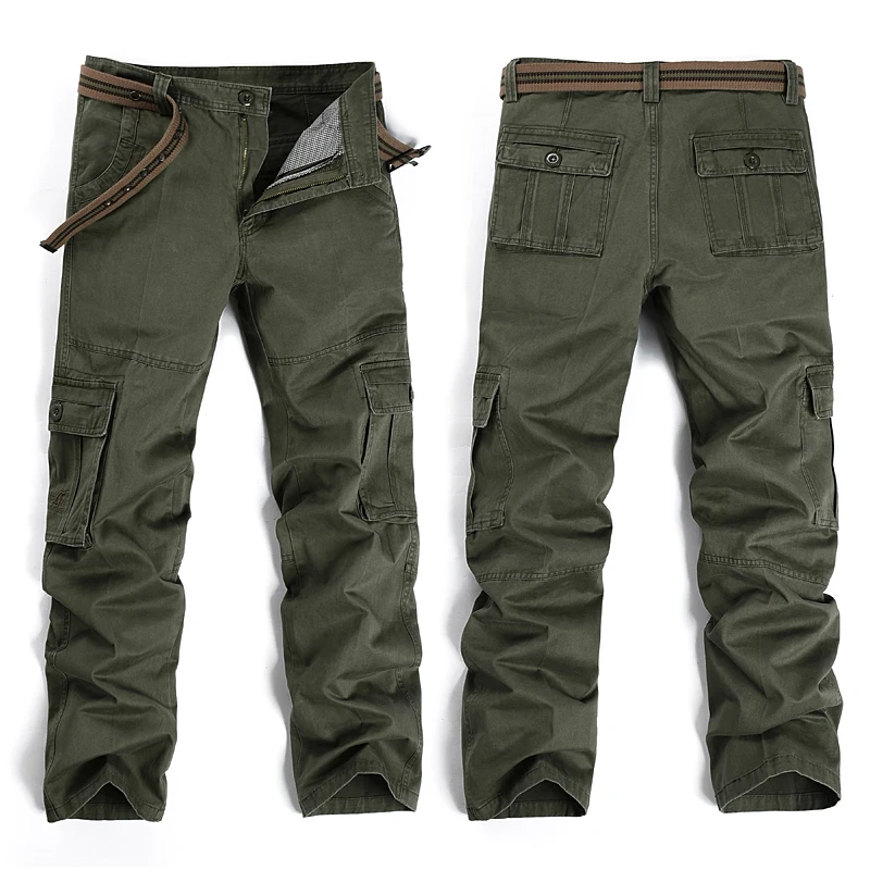 Мужчины Комбинезоны Брюки Тактические военный черный брюки карго мужские штаны
