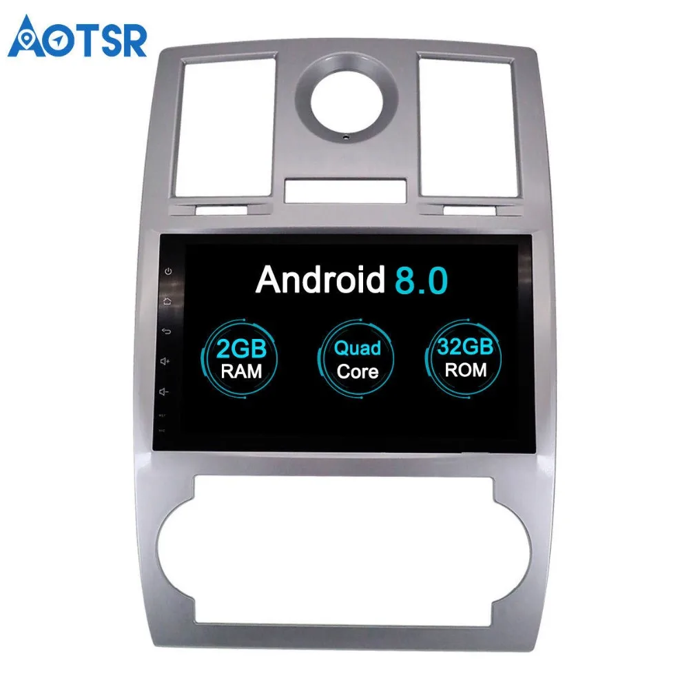 Aotsr 9 &quotHD Android 8 0 Автомобильный GPS для Chrysler 300C 2000 2014 автомобильный DVD плеер с 3G 4G WIFI BT