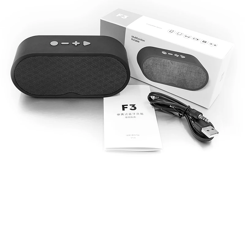 F3 ткань бас Колонка Bluetooth Новый мини TF FM радиоблок Многофункциональный сабвуфер
