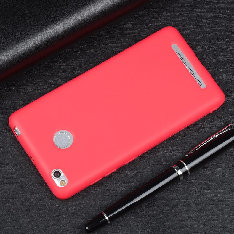 Для Xiaomi Redmi 3 s Чехол 5 0 дюймов всего тела матовый Силиконовый мягкий чехол для Pro S
