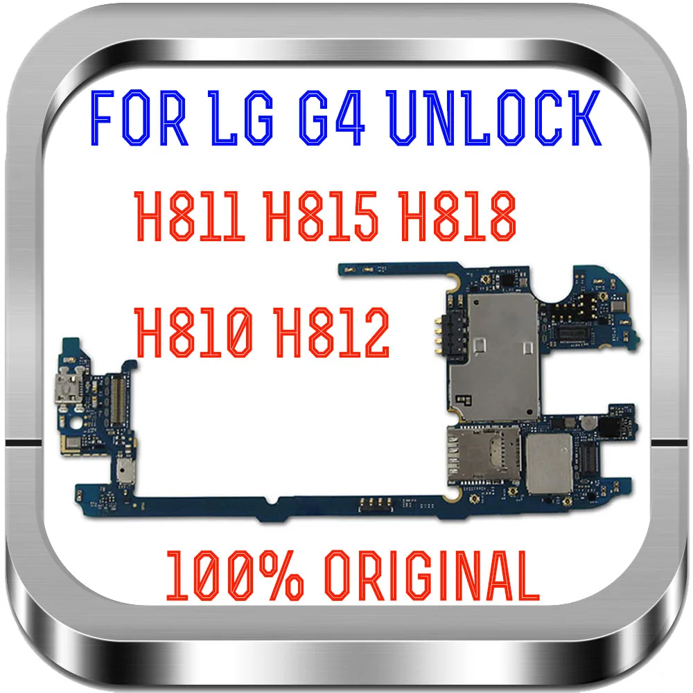 Разблокированная материнская плата 32 Гб материнская плата для LG G4 H811 H815 H818 H810 H812 материнская плата с чипами Android система для замены