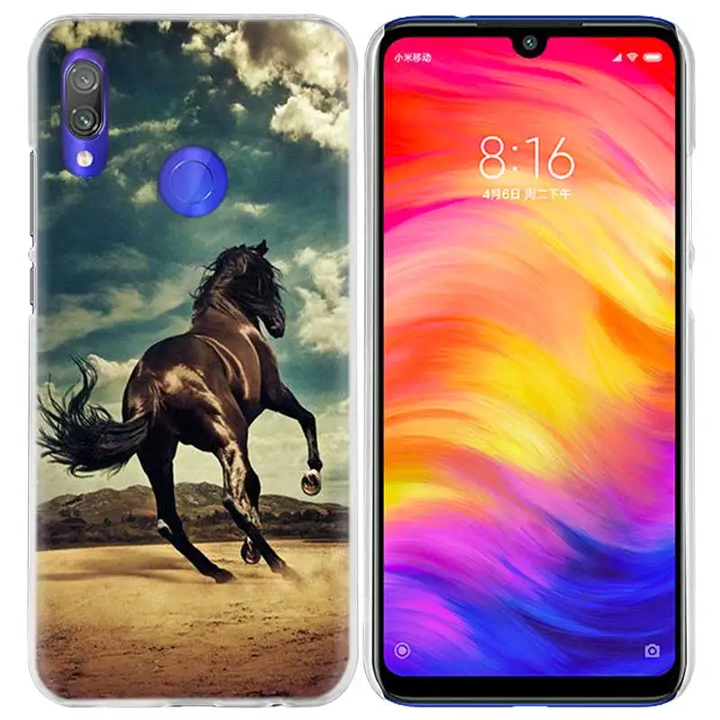 01 Чехол с изображением лошади для Xiao mi Red mi Go Note 7 6 6A Pro S2 5 5A 4X mi A1 A2 9 mi x 3 5G 8 lite Play F1 жесткий чехол для телефона из поликарбоната - Цвет: 01
