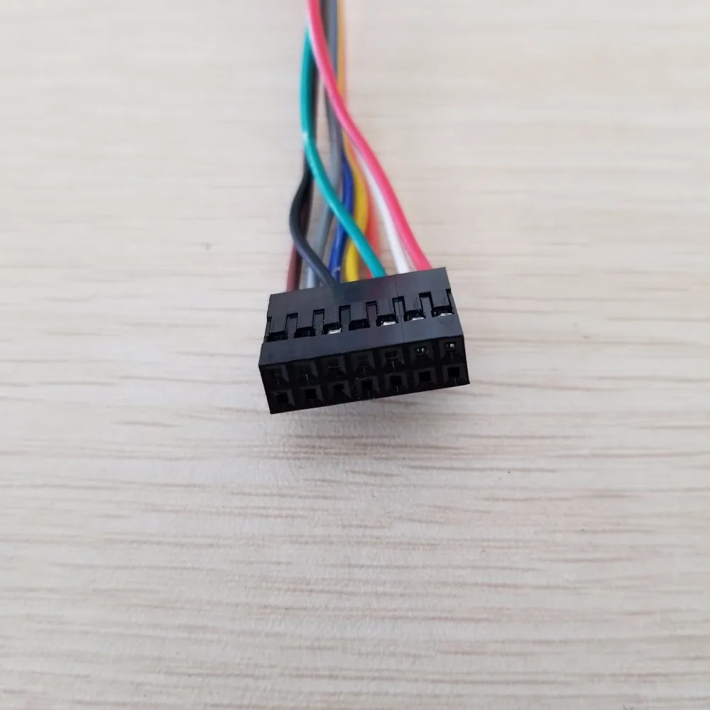 10 шт./лот HD аудио 13Pin Женский к 9Pin Мужской конвертер Кабель 22AWG для Lenovo материнская