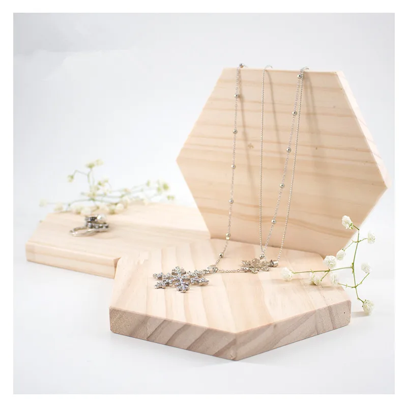 Деревянные ювелирные блоки кольцо браслеты подвеска лоток для демонстрации