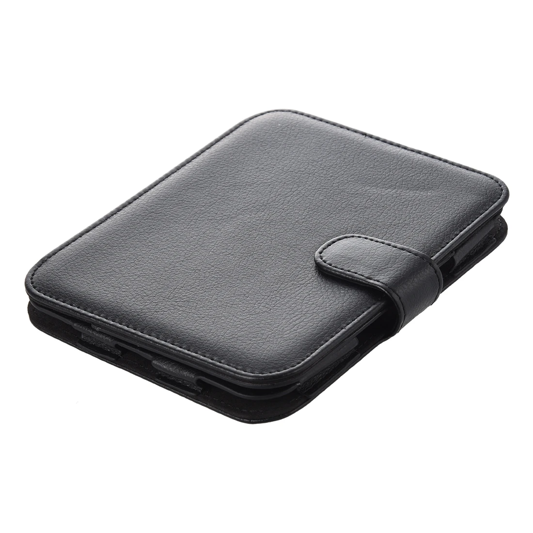 Black Кожаный чехол для Barnes и Noble Nook Simple Touch с блестящим светом, черный - Цвет: Black