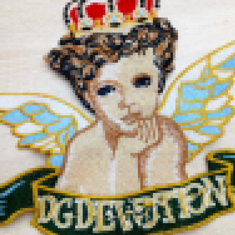 Большая вышивка фея Купидон Детская кукла крылья ангела аппликация родитель