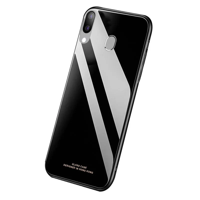 XNRAPID Роскошный Жесткий стеклянный зеркальный чехол для samsung galaxy M10 M20 A10 A30 A40 A50 A70