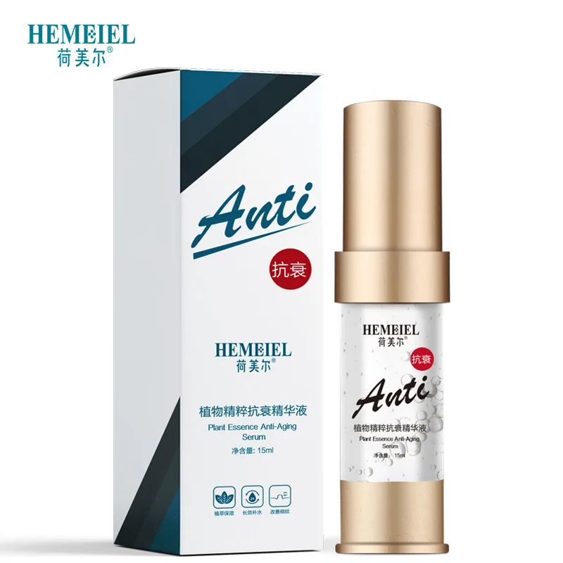 15ml HEMEIEL травяная эссенция, антивозрастная Сыворотка для лица, натуральные растения, крем против морщин, для удаления, укрепляющая подтяжка, уход за кожей, Корейская отбеливающая сыворотка - Вес нетто: 15ml