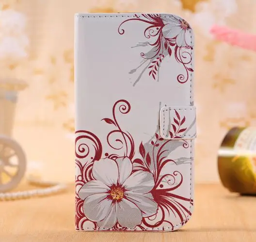 Кожаный чехол бумажник с цветами и бабочками для Microsoft Nokia Lumia 535 N535 1090 1089 чехлы