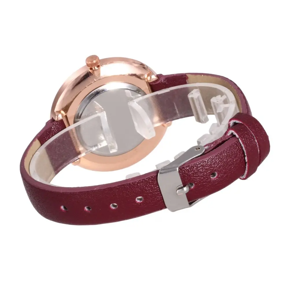 

2020 Luxury Brand Women Watches Personality Romantic Wrist Watch Leather Rhinestone Designer Leather Watch Relogio Feminino