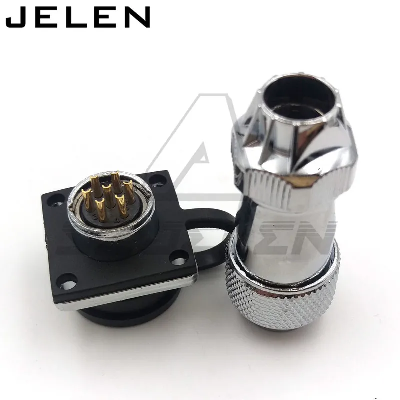 Промышленные разъемы 7 pin водонепроницаемый и пыленепроницаемый Разъем IP67 IP68