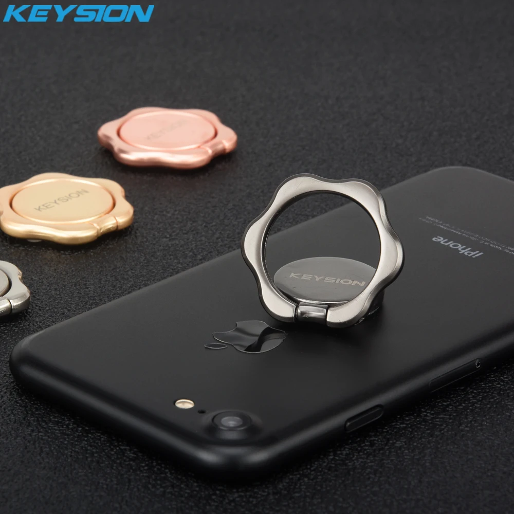 Универсальная подставка KEYSION для телефона 360 дюймов с кольцом на палец настольная