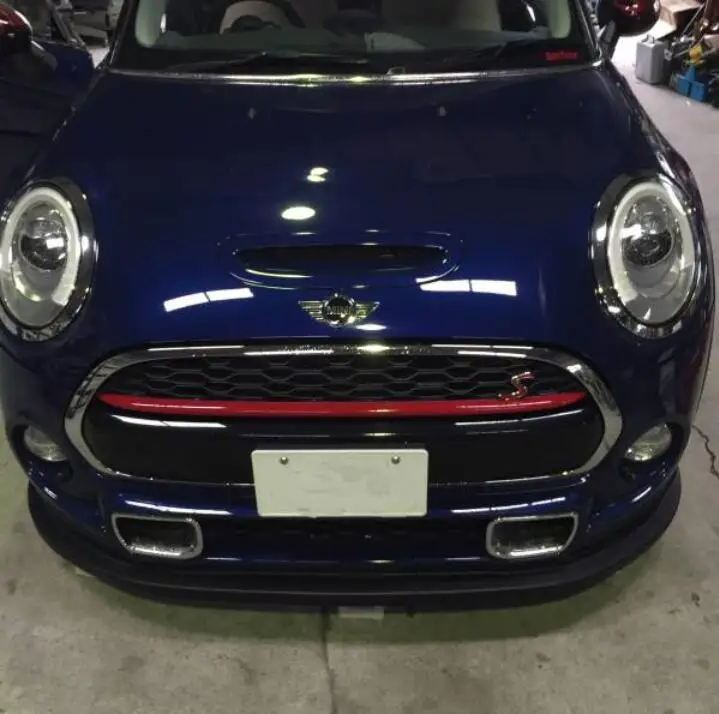 Автомобильные аксессуары для Mini Cooper S F56 FRP стекловолокно JDM передняя губа(только S) Бампер Из Стекловолокна сплиттер под спойлер обвес