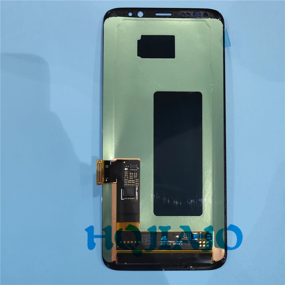 Супер AMOLED ЖК-экран для samsung S8 G950 G950F ЖК-дисплей сенсорный экран дигитайзер для samsung Galaxy S8 G950 G950F с рамкой