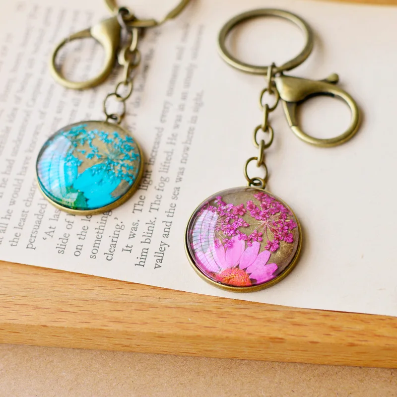 Древний бронзовый металлический целебный Террариум сушеный цветок подвеска в