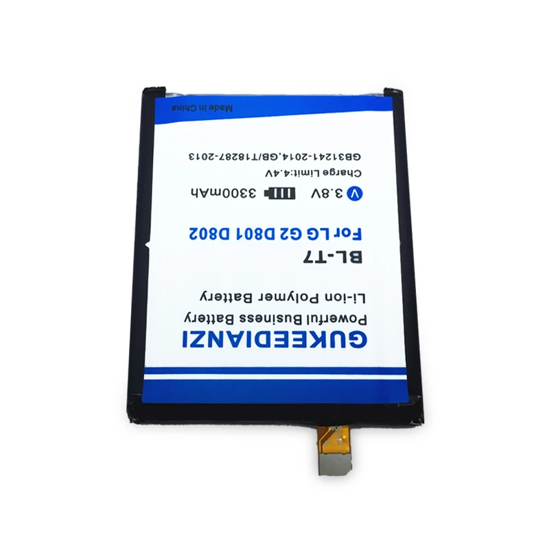 GUKEEDIANZI BL-T7 3300mAh Replacement Battery For LG Optimus G2 D802 D800 D801 VS980 LS980 D803 Lithium Polymer Bateria | Мобильные