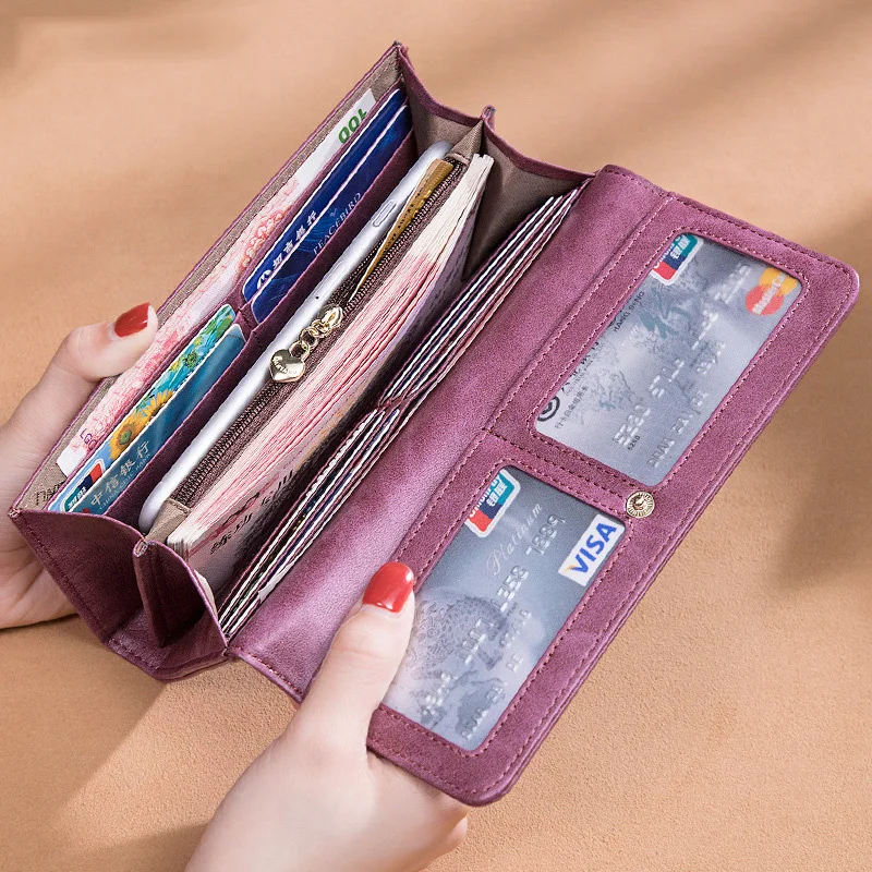 Женский кошелек из натуральной кожи роскошный брендовый с застежкой для монет