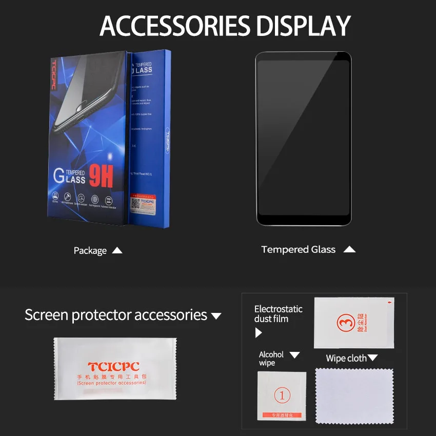 TCICPC для Meizu M3 Note Защитное стекло закаленное 2.5D 9 H защитная пленка на весь экран M3Note