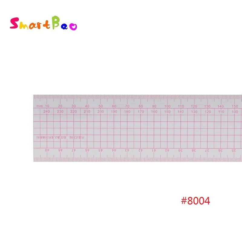 Линейка для одежды 50 см с транспортиром линейка в стиле пэчворк 2 шт./лот #8004|garment