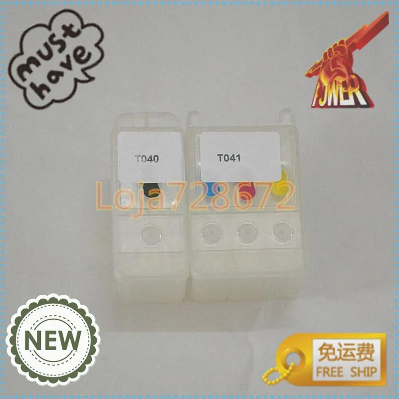 Пустой T040 T041 многоразовый картридж для Epson Stylus CX3200 C62 C 3200 62 заправка картриджа принтера с чипом