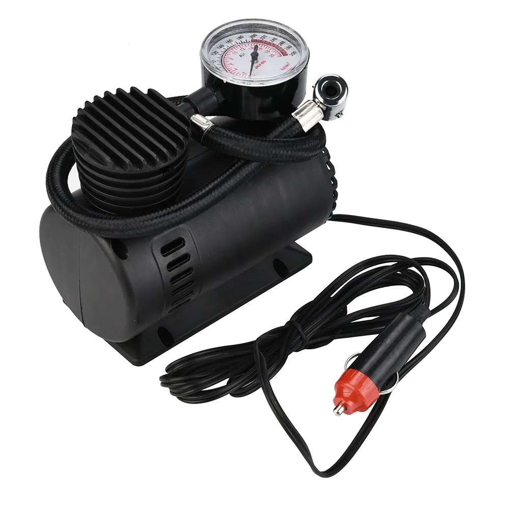 Car-styling Inflatable Pump Mini Air Compressor 300 PSI Bike Car Inflate Tire Balls Perfect DIY Home Tools td1120 dropship | Автомобили и