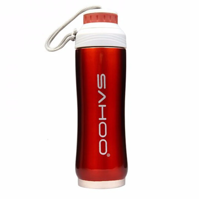 Велосипедная Спортивная бутылка из нержавеющей стали двухслойные бутылки для