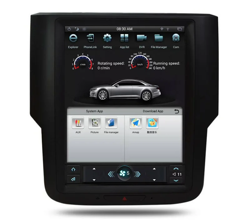 1" Тесла android-автомагнитолы gps навигации мультимедийный плеер для Dodge Ram- Авто Стерео вертикальный Экран 2 ГБ+ 32 ГБ
