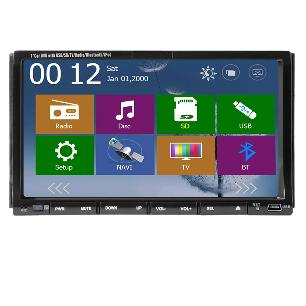 Авто Радио Win8 стерео эквалайзер Системы музыка GPS dvd-навигатор sub USB Двойной игрок