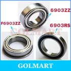 3 шт. S6903RS нержавеющая сталь 17*30*7 17x30x7 мм 61903ZZ F6903ZZ F61903ZZ 6903ZZ стальной радиальный глубокий радиальный фланцевый шарикоподшипник