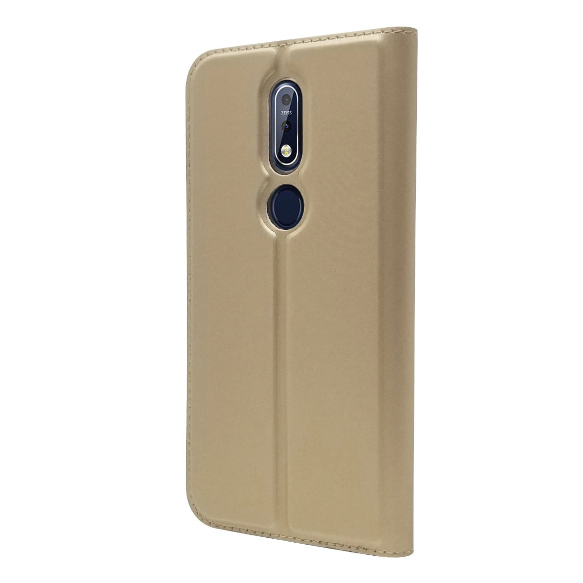Ультратонкий матовый чехол для Nokia 7,1 5,84 дюйма Магнитный адсорбционный чехол с функцией держателя карты бизнес-Чехол