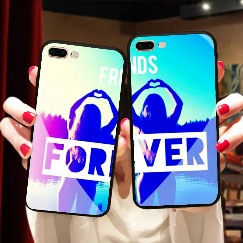 Лучшие друзья Чехол для мобильного телефона iPhone X 8 5 5S XR XS Max 6 6S 7 Plus Мягкий