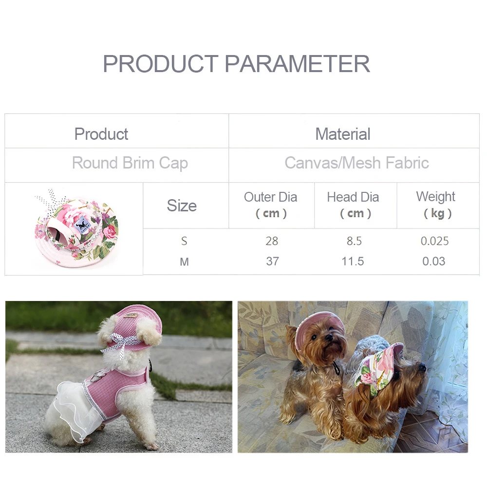 Милая шапочка для домашних собак шапка с отверстиями ушей кошек шляпа щенков