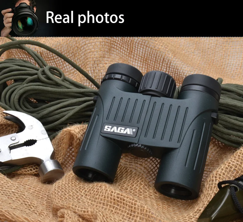 HD 8x25 портативный мощный бинокль с BAK4 призменный телескоп высокого качества открытый инструмент Спорт Кемпинг Охота оптическое покрытие
