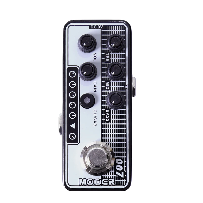 

Mooer Micro Digital Preamp 007 Regal Tone High quality dual channel preamp with 3 band EQ Guitar effect pedal MOOER knob
