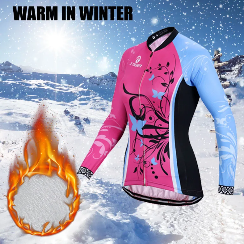 X TIGER 2020 Pro Зимняя Теплая Флисовая одежда для велоспорта Ropa Ciclismo Mtb Женская мужская