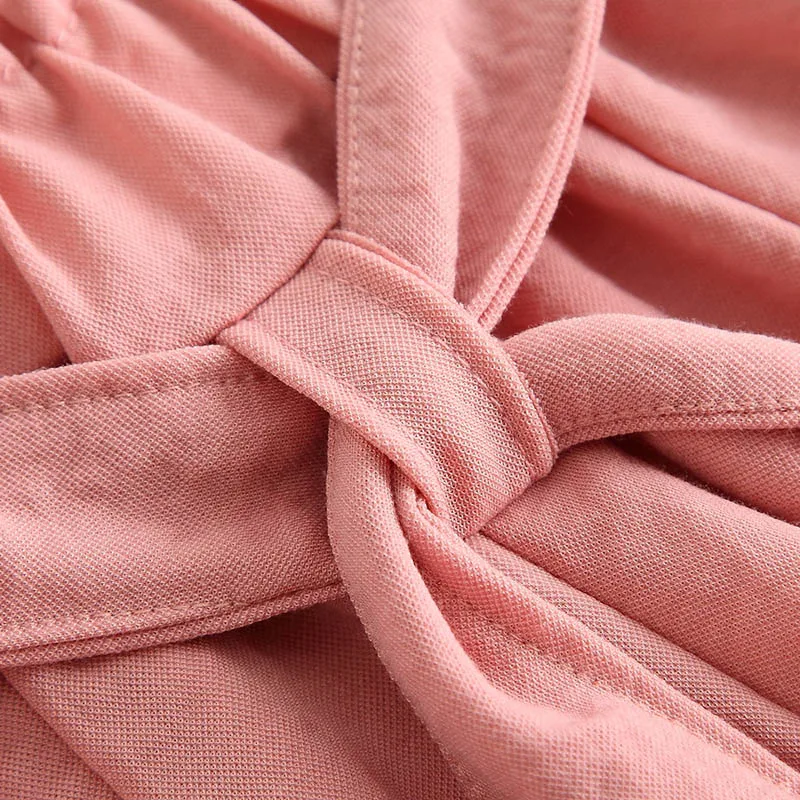 Новинка 2020 года штаны для девочек однотонные летние шорты с карманами и бантом на