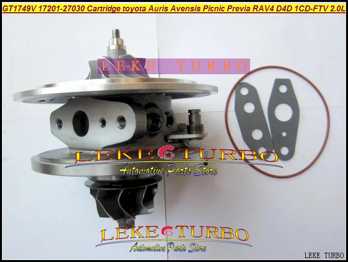 Турбокомпрессор CHRA GT1749V 17201-27030 721164 Для TOYOTA Auris Avensis для пикника Previa RAV4 D4D 021Y 1CD-FTV 2.0L |