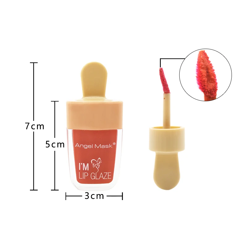 Ангел Маска вишня жидкая помада розовый оттенок губ Magic губы более пухлыми