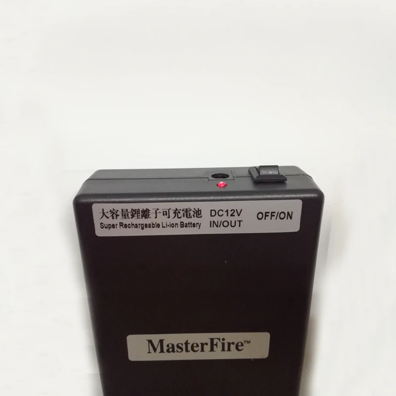 MasterFire Портативный AC/DC 12V 9800 мА/ч Перезаряжаемые Li ion Батарея литий ионные
